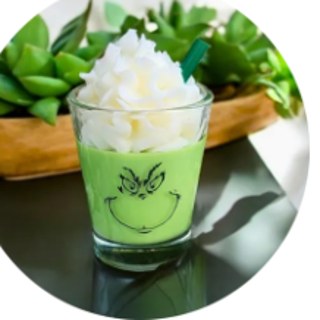 Vela Navideña en Vaso
