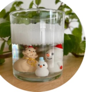 Velas con Agua Navideñas